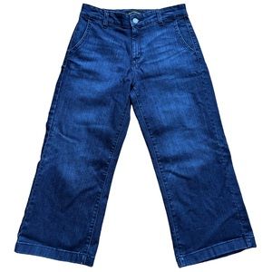 Banana Republic Jeans Womens Size 25/0 High-rise Wide Leg Crop